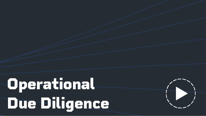 Operational Due Diligence